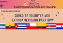 Curso de voluntariado latinoamericano para Global Peace Women