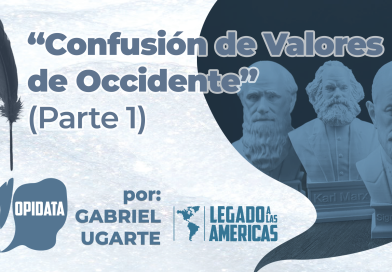Bustos de Karl Marx, Charles Darwin y Sigmund Freud representando las corrientes ideológicas que desafiaron los valores tradicionales de Occidente.