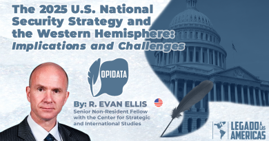 R. Evan Ellis analyzes the 2025 U.S. National Security Strategy and its geopolitical implications for the Western Hemisphere.