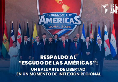 Líderes participantes en la iniciativa “Shield of the Americas” durante el encuentro celebrado en Doral en 2026.