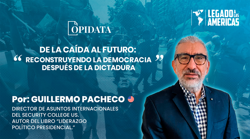 Guillermo Pacheco presenta su reflexión sobre la reconstrucción democrática después de los regímenes autoritarios durante la VI Conferencia de Juventud de las Américas.